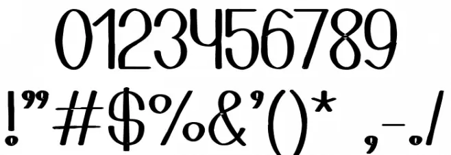 Mesothelioma  Regular Font OTHER CHARS