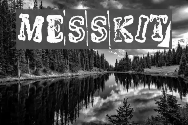 MessKit Font examples