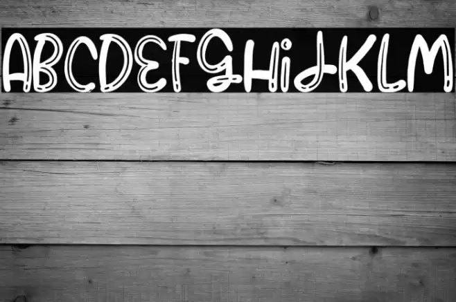 Message From bear Font examples