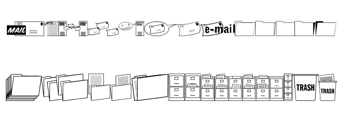 Messages & Memos JL Font LOWERCASE