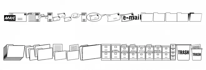 Messages & Memos JL Schriftart Kleinbuchstaben