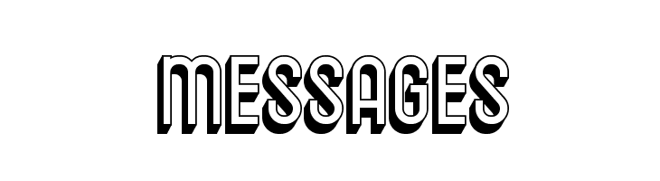 Messages フォント