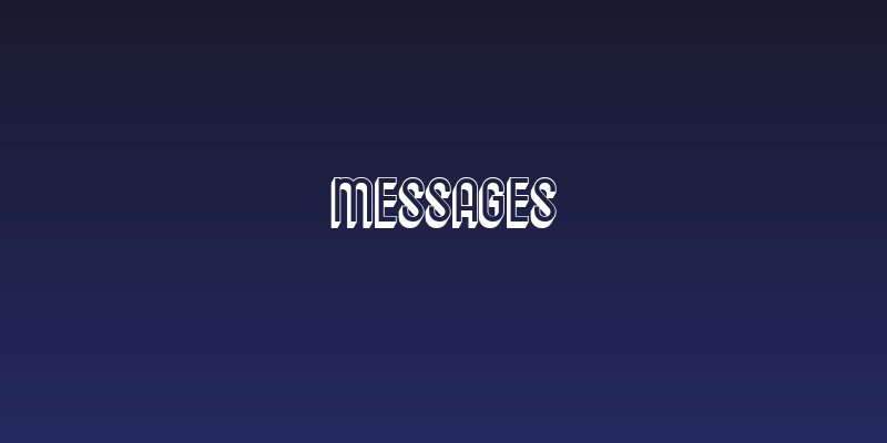 Messages Social Header