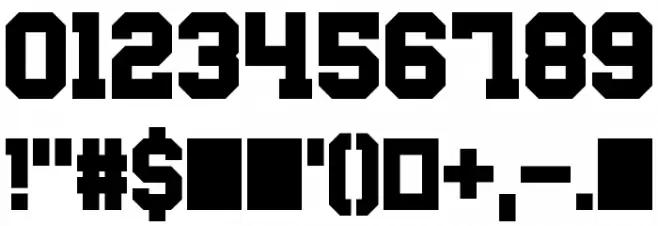 Messe Muenchen Font OTHER CHARS