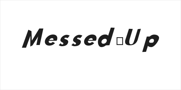Messed Up Logo