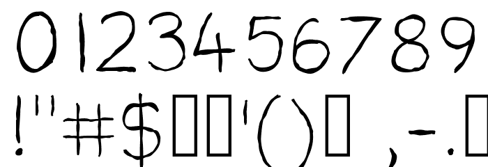 Messen Font OTHER CHARS