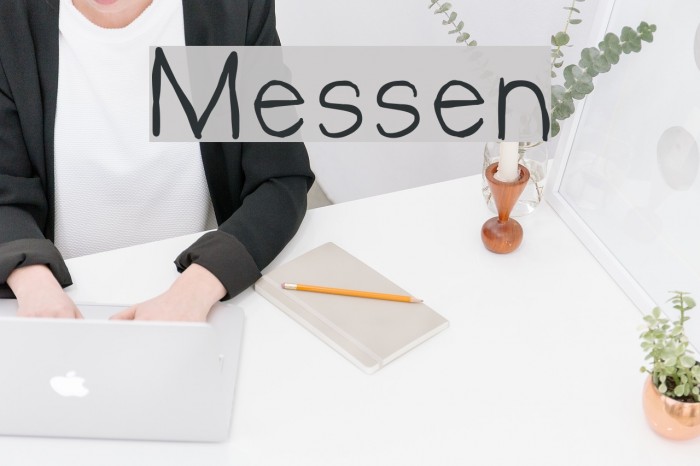 Messen Font examples