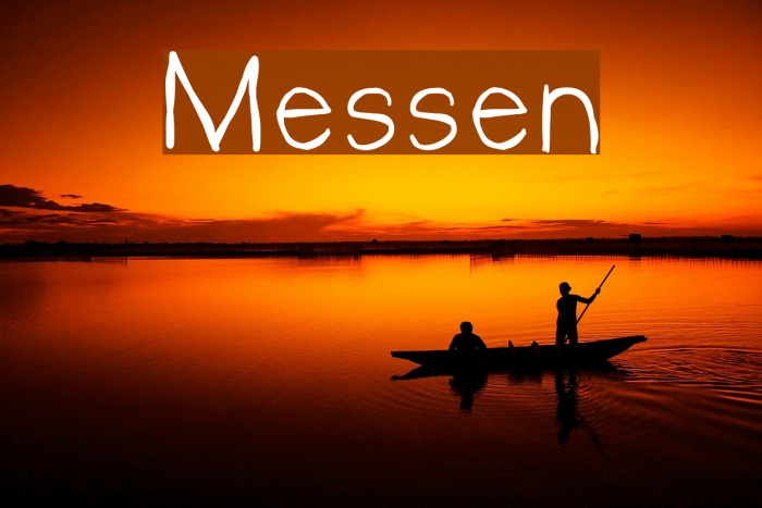 Messen Font examples