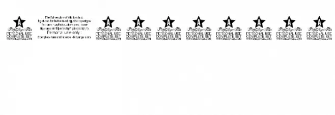 Messenger Pigeons Personal Use Font OTHER CHARS