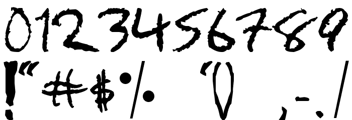 Messenger Font OTHER CHARS