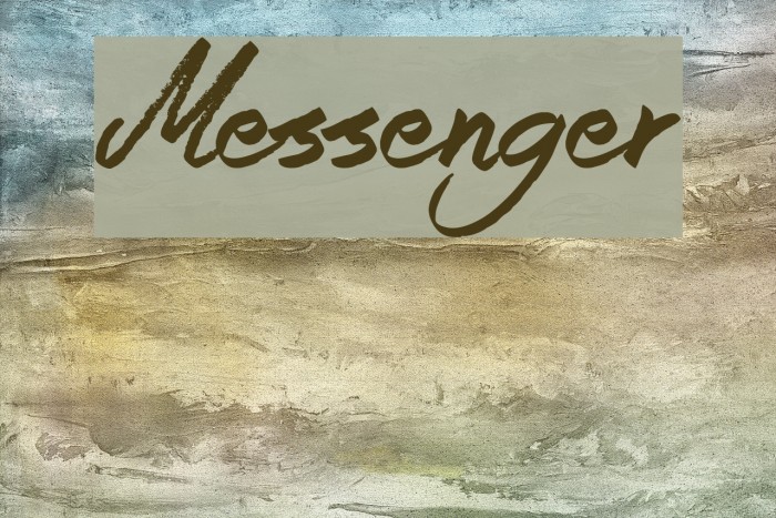 Messenger Font examples