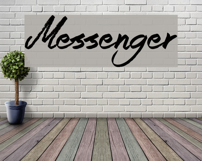 Messenger Font examples
