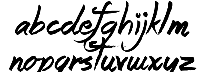 Messenger Font LOWERCASE