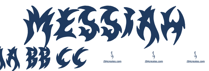 Messiah Font Preview