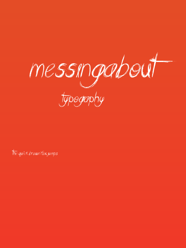 Messing About Poster