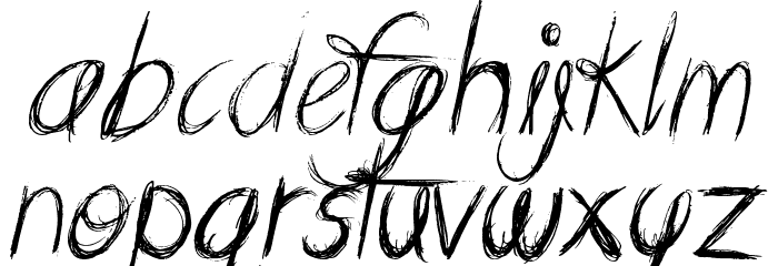 Messing About Font LOWERCASE