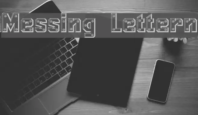 Messing Lettern Example 1