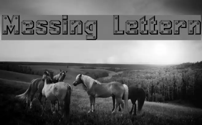 Messing Lettern Example 2