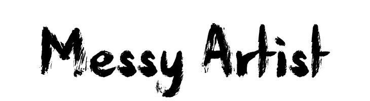 Messy Artist Font