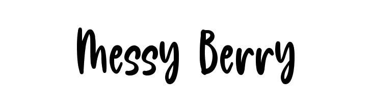 Messy Berry  Free Fonts Download