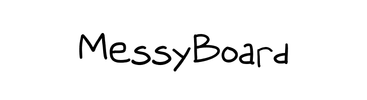 Messy Board  Free Fonts Download