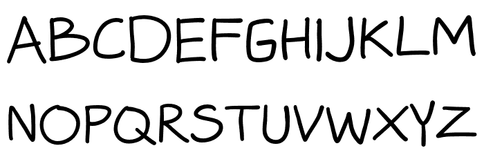 Messy Board Шрифта ВЕРХНИЙ