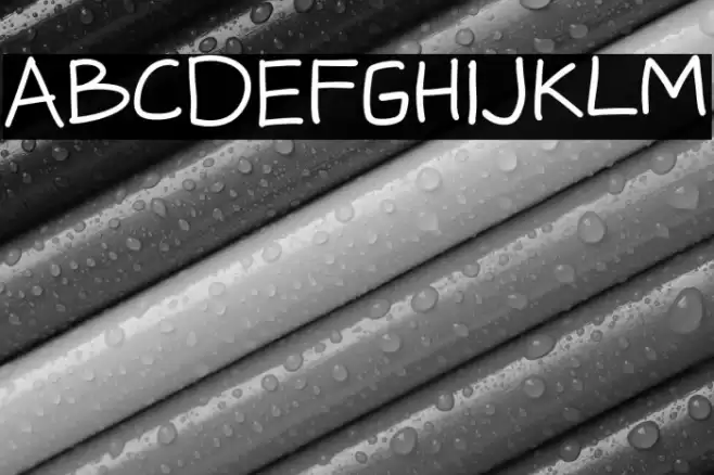 Messy Board फ़ॉन्ट examples