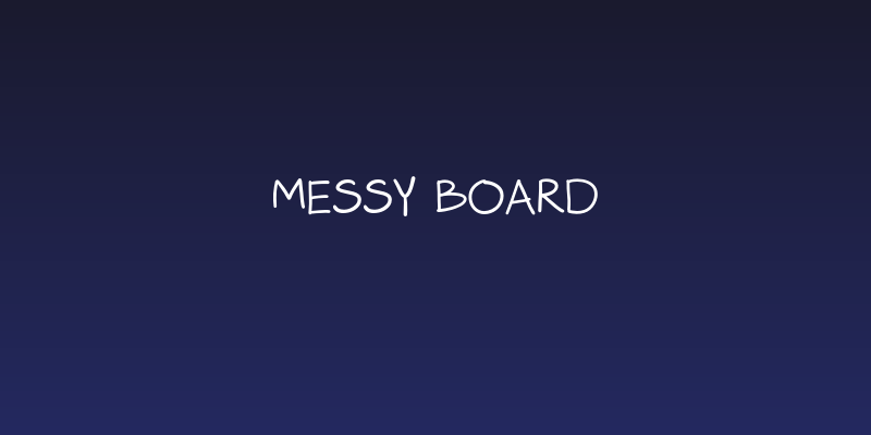 Messy Board Social Header
