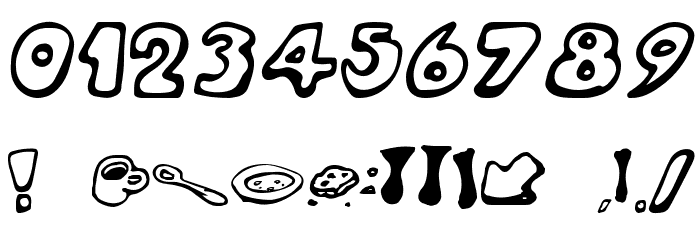 Messy Fika Font OTHER CHARS