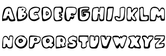 Messy Fika Font LOWERCASE