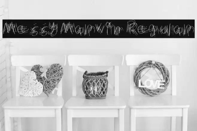 Messy Marvin Regular फ़ॉन्ट examples