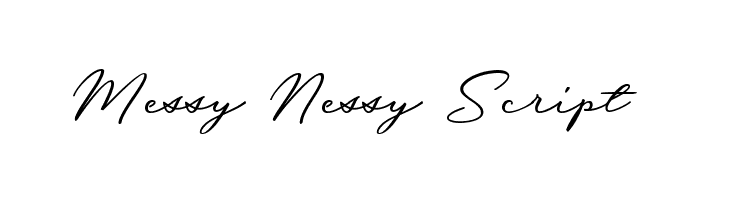 Messy Nessy Script 1  Fuentes Gratis Descargar