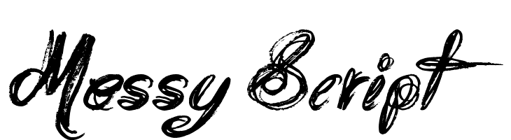 Messy Script  font caratteri gratis