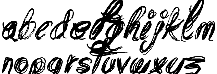 Messy Script Fuentes MINÚSCULAS