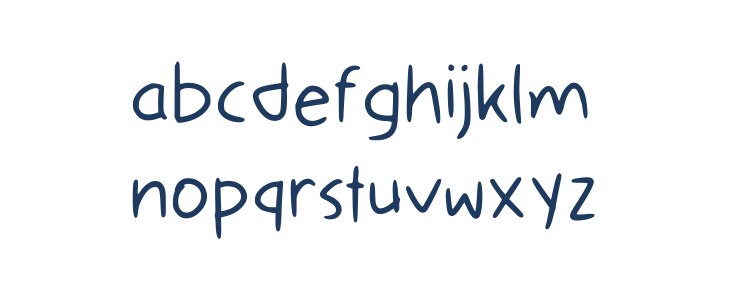 Messy Sketch Regular Lowercase