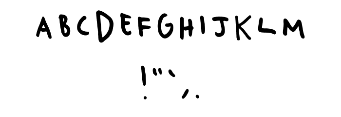 Messy Smiling Cactus Regular Font OTHER CHARS