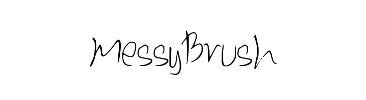 MessyBrush  font caratteri gratis