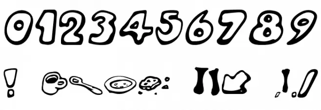 MessyFika Font OTHER CHARS