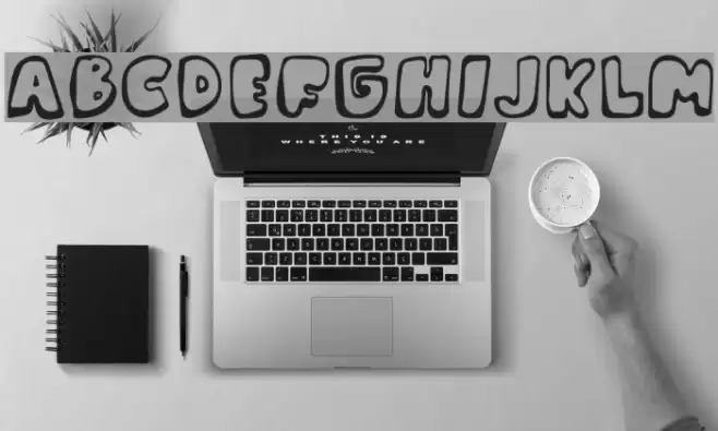 MessyFika Font examples