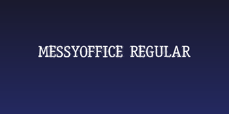 MessyOffice Regular Social Header