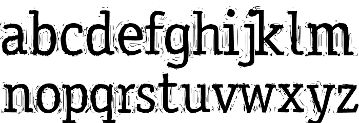 MessyOffice Regular Font LOWERCASE