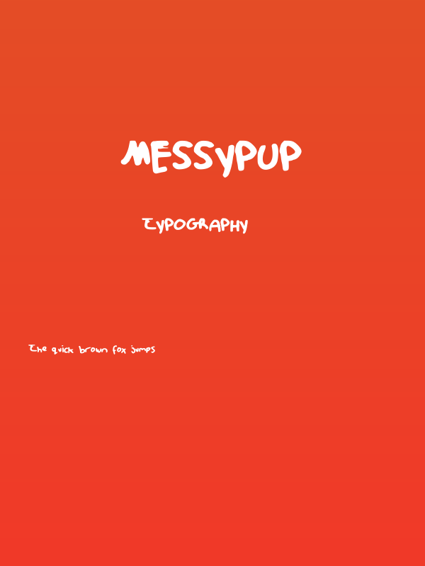 MessyPup Poster