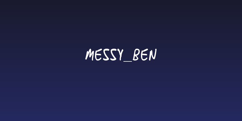 Messy_Ben Social Header