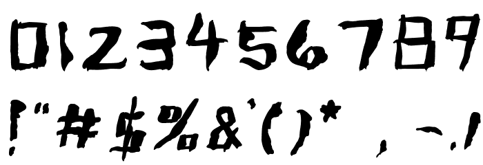 Messyhouse Font OTHER CHARS