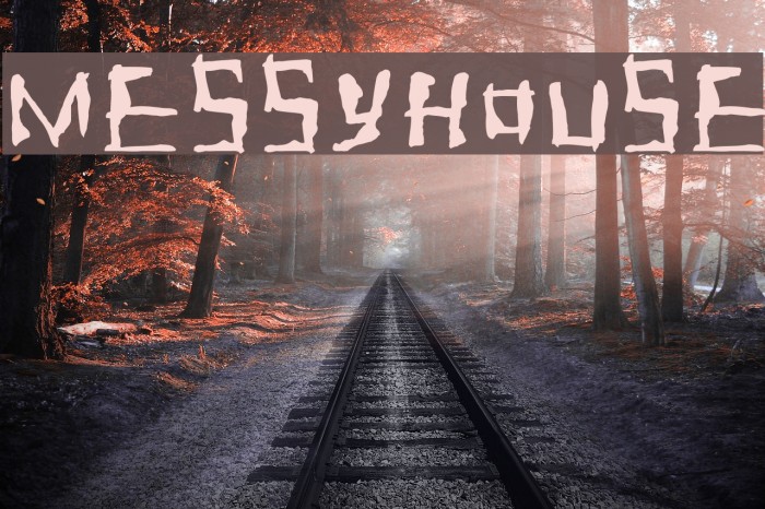 Messyhouse Font examples