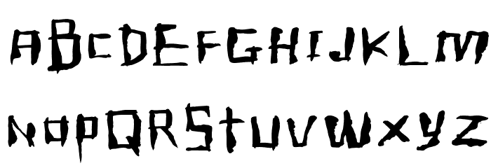 Messyhouse Font LOWERCASE