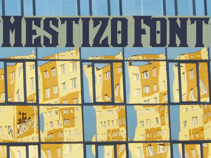 Mestizo Font Caratteri examples