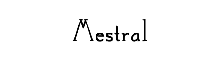 Mestral  font caratteri gratis