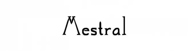 Mestral  Скачать бесплатные шрифты