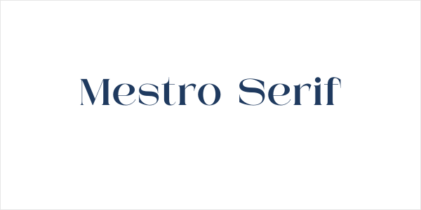 Mestro Serif Logo